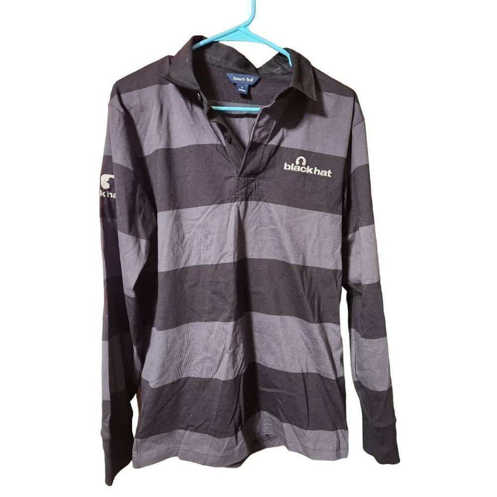 Blackhat S long sleeve top striped
